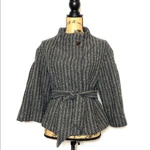 Magaschoni Vintage Grey Belt 3/4 Sleeve Jacket 8